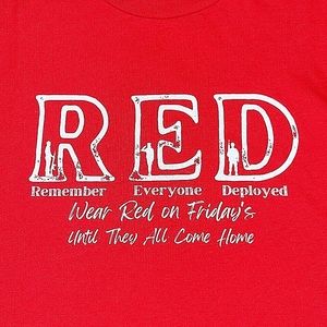 RED Shirt Friday, LG, Unisex T-shirt